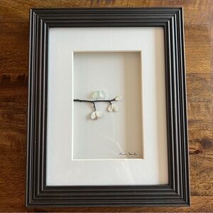 Love Birds handmade picture in frame! Brand New!